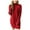 Watermelon Red, variant on Ediodpoh Women Long Sleeved Round Neck Dress Knitted Pullover Sweater Dress for Women with Comfortable Fit Khaki S