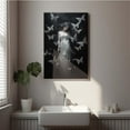 thumbnail image 5 of JFHCQJPK Witch in the Forest Halloween Print Wall Art Poster Witch Decor Vintage Print Dark College Wall Art Victorian Gothic Room Decor Canvas Wall Print8x12in Metal blackFramed, 5 of 8