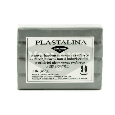 UPC: 0031002101150 | Van Aken Modeling Clay  1 lb.  Silver Gray