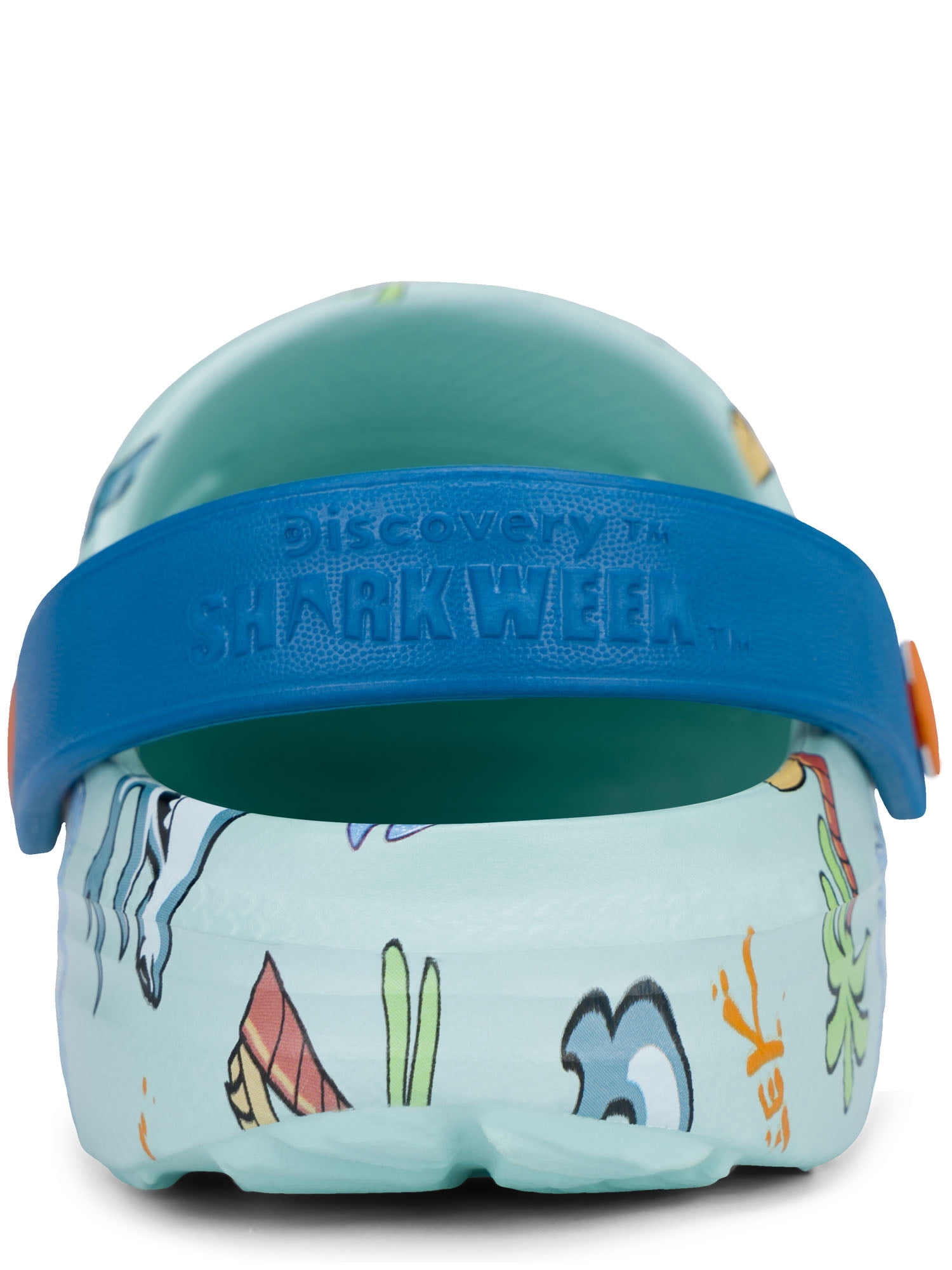 Rugged Shark Little & Big Boys Shark Week Eva Clogs