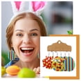 thumbnail image 2 of Easter Theme Rabbit Egg Carrot Set Leather Earrings Jewelry, 2 of 9