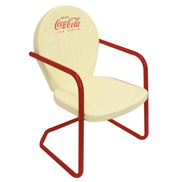 Leigh Country CP 98016 Coca-Cola Vanilla Retro Metal Bistro Set
