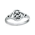 thumbnail image 2 of Bling Jewelry Womens Best Friends Celtic Love Knots Infinity Promise Ring Band .925 Sterling Silver, 2 of 5