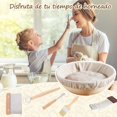 thumbnail image 3 of Juego de Cesta para El Pan, Fermentador de Pa, Herramientas para La Fermentaci&oacute;n Del Pan, Cestas Redondas de Prueba, Cesto Redondo para Masa, Banetones para Pan, Cestas Redondas para Prueba, 3 of 7