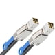 thumbnail image 3 of MinSAS Cable 4X SFF-8644 to SFF-8644 Cable Multilane Shielded Cage Cable Hard Disk Server Data Sync Transmission 1M, 3 of 4