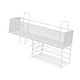 thumbnail image 2 of Estante de almacenamiento para baño, moderno organizador de ducha para oficina y dormitorio. Blanco, 2 of 9