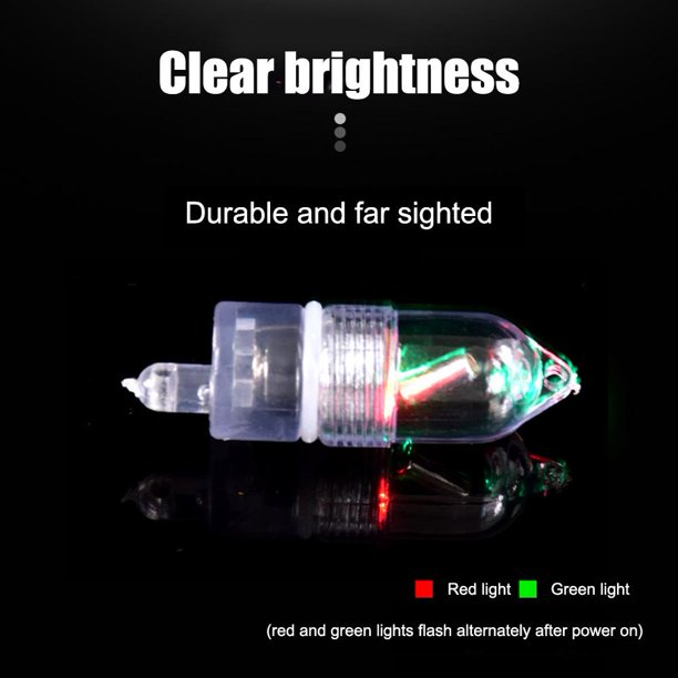 Alarma De Mordedura De Pesca Caña de pescar nocturna LED, cebo para morder, luz de alarma, abrazadera de punta, campanas, indicador de alerta de anillo