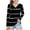 Black B, variant on bbymog Long Sleeve Shirts for Girls Fashion Printed V-Neck Pullover Tops Casual T Shirts Blue D 3 Years