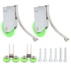 thumbnail image 2 of Rueda de polea poleas para puertas de riel nailon resistente para puerta de acero plástico gabinete de pared de oficina puerta de armario de polea convexa ANGGREK Otros, 2 of 8