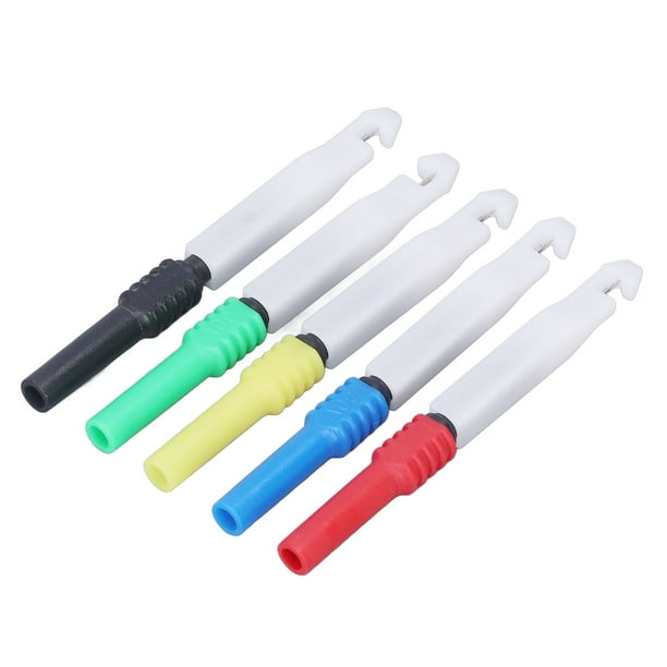 ZYWUOY 4PCS Flexible Back Probe Pins Bendable Test Probes For Automotive Wire Piercing