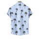 thumbnail image 4 of Blusa y camisa de manga corta con cuello vuelto para hombre, estilo casual, con cuello estampado, manga corta, botones, moda, cárdigan con bolsillo, blusa de poliéster para hombre, 4 of 4