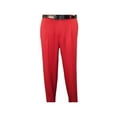 thumbnail image 4 of Men 2pc Walking Leisure Suit Short Sleeves By DREAMS 256-08 Solid Red, 4 of 7