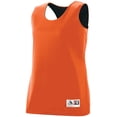 thumbnail image 2 of Augusta S Ladies Reversible Wicking Tank Orange/Black 147, 2 of 2