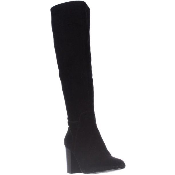 vince camuto black high heel boots