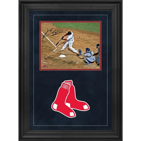 Autographed 2004 World Series Baseball - Rafael Devers Boston Red Sox 2018 MLB World Series Champions Deluxe Framed Autographed 8