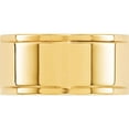 thumbnail image 2 of 14K Yellow Gold 14Ky 10mm Flat With Step Edge Band Size 14 Made In United States fle100-14, 2 of 5