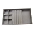 thumbnail image 2 of Jewelry Tray Jewellery Drawer Organiser for Bangle Earring Large Capacity Gray 3 Gray 3 in 1, 2 of 9