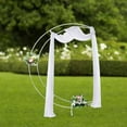 thumbnail image 3 of 7 Ft Wedding Arch Backdrop Metal Stand Flower Balloon Frame Party Decor, 3 of 19