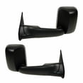 thumbnail image 2 of Towing Mirror Manual Textured Black Pair Set For Toyota 05-15 Tacoma, 2 of 7
