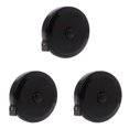 thumbnail image 1 of Black Soft Tape Measure Retractable Measuring for Body Fabric Sewing Tailor Cloth Knitting Craft Weight Loss Measurements Retractable Black Double Scales Rulers (1.5M/60-inch), 1 of 6
