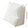 thumbnail image 3 of REK Headboard Pillow Soft Support Cushion For Bedside Ideal Backrest For Reading Or Using Phone Removable Cover For Easy Cleaning Perfect Large Lumbar Support For Comfort, 3 of 7