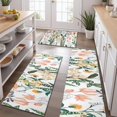 thumbnail image 2 of Pioneer Flower Floral Print Pattern Kitchen Rugs Sets Of 3,Kitchen Runner Rugs Non Skid Washable,Decorative Kitchen Floor Mats for Kitchen,Sink,Laundry,17"x30"+ 17"x47" + 17"x59", 2 of 6