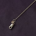 thumbnail image 5 of 5-Stone Necklace For Women | 0.85 Carat Round Shape Lab Grown Diamond Tow Tone Choker Necklace In 14K Solid Yellow Gold Jewelry Gifts For Her With 18" Cable Chain (0.85 Cttw), 5 of 7