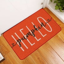 Ctnporpo Fall Thanksgiving Decorative Door Mat Farmhouse Happy Fall Yall Doormat Autumn Buffalo Plaid Doormats Non Slip Fall Indoor Floor Mat Low Profile Entryway Rug for Autumn Holiday De Area Rug