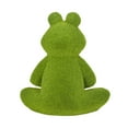 thumbnail image 6 of DecMode 7"W, 13"H MGO Eclectic Frog Garden Sculpture, Green, 1-Piece, 6 of 7