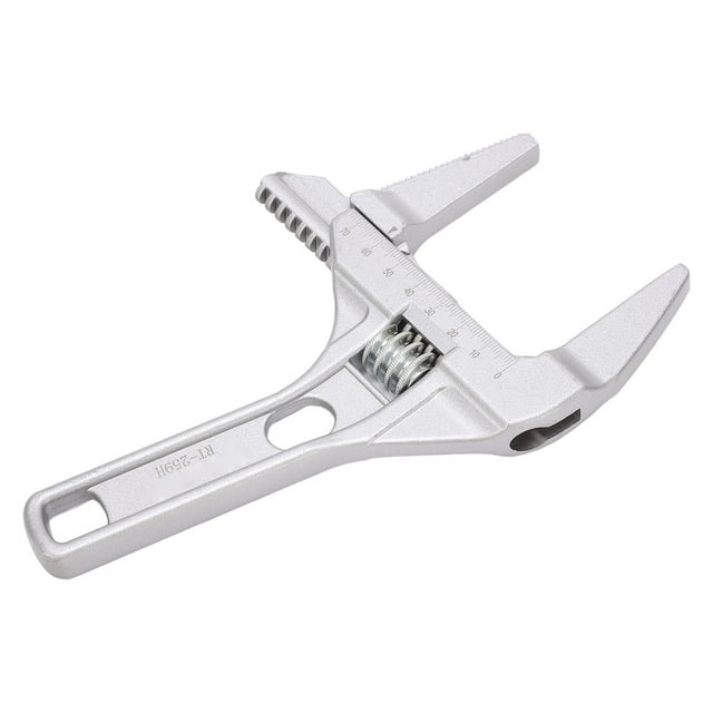 Bathroom Wrench, Firm Fixing Adjustable Wrench Portable 7-70m Wide Opening for Working
