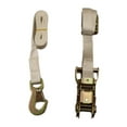 thumbnail image 6 of Moose Supply Heavy Duty White Ratchet Tie Down Strap with Snap Hook, 1" x 12", 6 of 8
