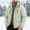 Green, variant on LYSMORA Mens Color Block Hooded Puffer Jacket Adjustable Drawcord Windproof Snow Winter Coat Multi Zipper Storage Pockets