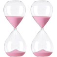 thumbnail image 1 of Temporizador de Arena GlassWavePink VentDepot 2Pzas 5min Rosa Borosilicato, 1 of 1