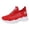 Red, variant on Rokment Womens Athletic Running Trainner Walking Shoes Comfort Breathable Mesh Height Increasing Chunky Slip on Workout Fitness Jogging Sneakers Black Size 6.5