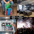 thumbnail image 3 of Trailmaker Clear See Through Backpack| Transparent Clear Backpack Bags Stadium Approved for Mens, Women, Travel (Green), 3 of 6