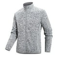 thumbnail image 1 of WRKEKC Veste Légère Coupe-Vent pour Hommes pour Randonnée Course Escalade avec Poches Zippées et Poignets Réglables Couleur Unie Gris G, 1 of 5