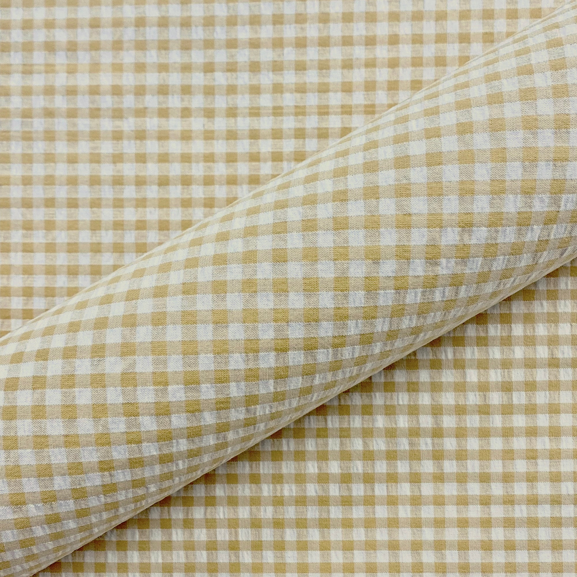 Sunshine 100% Cotton Gingham Upholstery Fabric 54' by the Yard