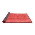 thumbnail image 2 of Ahgly Company Indoor Round Oriental Red Traditional Area Rugs, 5' Round, 2 of 4