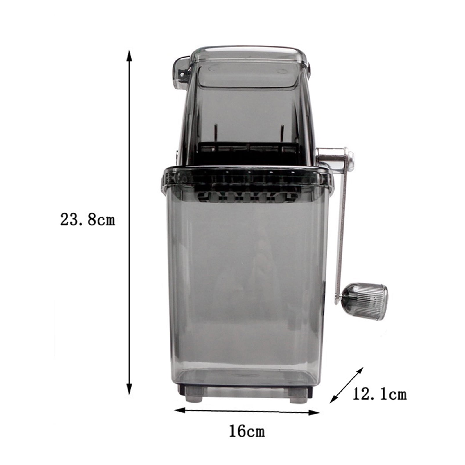 Jmtresw Manual Crushed Ice Machine Portable Ice Crusher Detachable Kitchen Slush Machine, Size: One Size