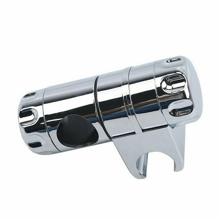 

25mm Shower Head Holder Rail Slider Handset Bracket Kit Chrome Adjustable Useful