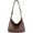 Brown, variant on Hobo Bags for Women,Ultra Soft Vegan Leather Crossbody Tote Shoulder Purse Adjustable Strap with Zipper