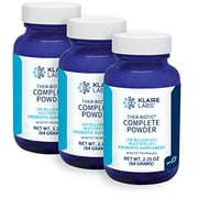 Klaire Labs Ther-Biotic Complete Probiotic Powder - 100 Billion CFU Blend with High Survivability for Men & Women, Hypoallergenic & Dairy-Free (60 G / 3 Pack)