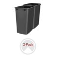 thumbnail image 2 of Contenedor de Basura Rev-A-Shelf de Polímero 35 Cuartos Negro Paquete de 2, 2 of 9