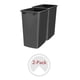 thumbnail image 2 of Contenedor de Basura Rev-A-Shelf de Polímero 35 Cuartos Negro Paquete de 2, 2 of 9