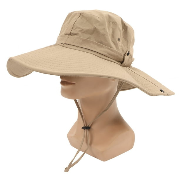 Gorra De Cubo Sombrero De Sol Sombrero De Pesca UPF 50+ Protección UV Ala Ancha Ajustable Impermeable Transpirable Para Exteriores Pesca Senderismo Jardinería
