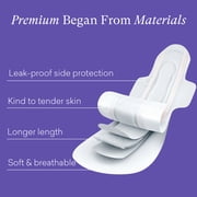 PurComfy Premium Postpartum Pads with Wings Extra Long Maternity Pads Large Maximum Absorbency Post-partum Incontinence Pads Ultra Soft Heavy Flow Secure Leak Protection After Birth Pads, 24 Count