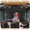 thumbnail image 3 of Funda Impermeable para Asiento Trasero de Perro NECKORY para Auto - Talla S, Negro/Naranja, 3 of 7