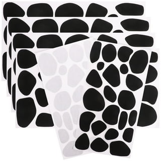 28Pcs Cow Print Stickers, Cow Spot Wall Stickers Vinyl Wall Decals