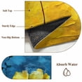thumbnail image 6 of 2'x6' Rug Runners for Hallways Kitchen, Blue Yellow Spring Floral Non Slip Entryway Beside Floor Carpet Runner, Watercolor Summer Botanical Washable Laundry Room Bedroom Throw Rugs Mat for Family Pet, 6 of 8