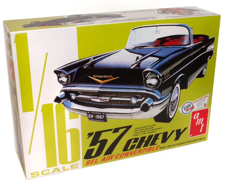 AMT 1957 Chevy Bel Air Convertible 1/16 Scale Model Kit
